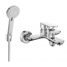 Mexen Milo R40 robinet baignoire avec ensemble douche, chrome - 7133R40-00