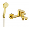 Mexen Milo R40 mitigeur de baignoire avec ensemble de douche, or - 7133R40-50