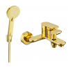 Mexen Milo R40 robinet de baignoire avec set de douche, or - 7133R40-50