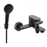Mexen Milo R05 robinet de baignoire avec ensemble de douche, noir - 7133R05-70
