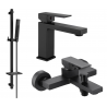 Mexen Uno DQ77 ensemble de bain, noir - 71403DQ77-70
