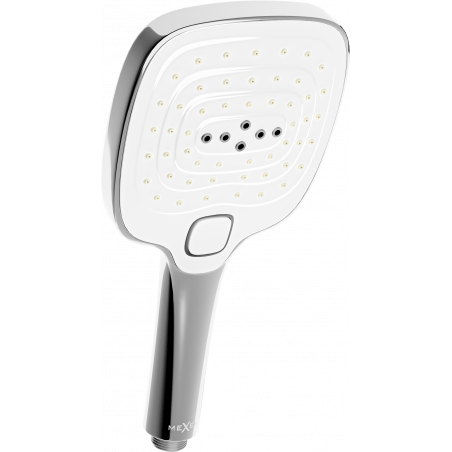 Mexen R-17 Pommeau de douche 3 fonctions, chromé/blanc - 79517-02