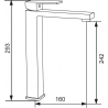 Mexen Uno Ensemble de bain DQ62, chromé - 71413DQ62-00