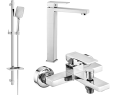 Mexen Uno Ensemble de bain DQ62, chromé - 71413DQ62-00