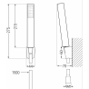 Mexen Uno R77 ensemble de bain, doré - 71403R77-50