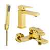 Kit de bain Mexen Uno R77, doré - 71403R77-50