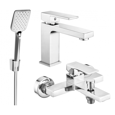 Mexen Uno R62 ensemble baignoire, chrome - 71403R62-00