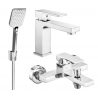 Mexen Uno R62 ensemble de bain, chrome - 71403R62-00