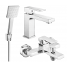 Ensemble de bain Mexen Uno R45, chrome - 71403R45-00