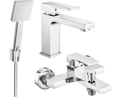 Ensemble de bain Mexen Uno R45, chrome - 71403R45-00
