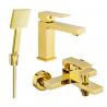Mexen Uno R45 ensemble bain, doré - 71403R45-50