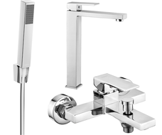 Mexen Uno R77 ensemble de bain, chrome - 71413R77-00