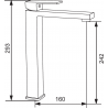 Mexen Uno R77 ensemble de bain, doré - 71413R77-50