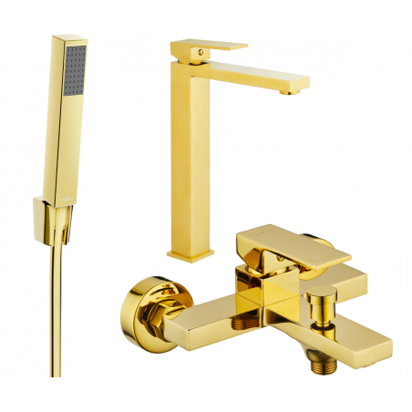 Mexen Uno R77 ensemble de bain, doré - 71413R77-50