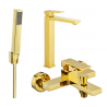 Mexen Uno R77 ensemble de baignoire, doré - 71413R77-50