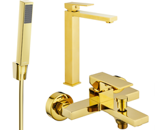 Mexen Uno R77 ensemble de bain, doré - 71413R77-50