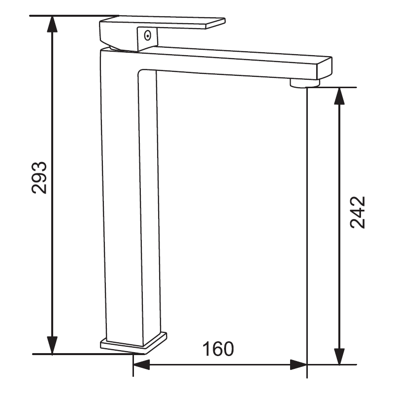 Mexen Uno R77 Ensemble de bain, noir - 71413R77-70