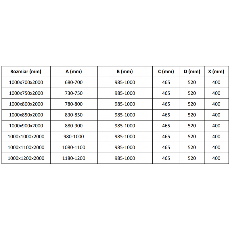 Mexen Velar cabine de douche coulissante 100 x 110 cm, dépoli, or rose - 871-100-110-31-60