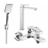 Mexen Uno R62 ensemble de bain, chrome - 71413R62-00