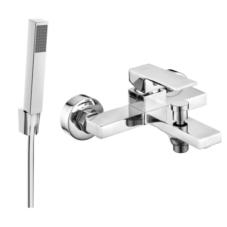 Mexen Uno R77 robinet de baignoire avec ensemble de douche, chrome - 7143R77-00