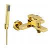 Mexen Uno R77 robinet de baignoire avec ensemble de douche, or - 7143R77-50