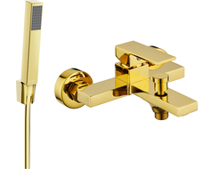 Mexen Uno R77 robinet de baignoire avec ensemble de douche, or - 7143R77-50