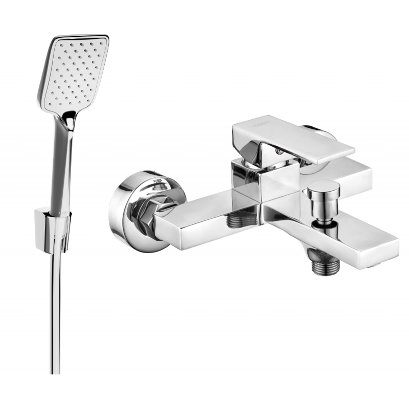 Mexen Uno R62 robinet de baignoire avec douche, chromé - 7143R62-00