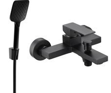 Mexen Uno R62 robinet de baignoire avec kit de douche, noir - 7143R62-70