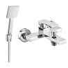 Mexen Uno R45 robinet de bain avec ensemble de douche, chrome - 7143R45-00