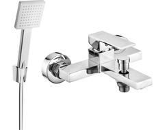Mexen Uno R45 robinet de bain avec ensemble de douche, chrome - 7143R45-00