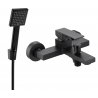 Mexen Uno R45 robinet de baignoire avec ensemble de douche, noir - 7143R45-70