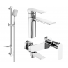 Mexen Zero DF62 ensemble de bain, chrome - 71103DF62-00