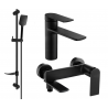 Mexen Zero DF62 ensemble de baignoire, noir - 71103DF62-70