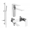 Mexen Zero DF70 ensemble de bain, chrome - 71103DF70-00