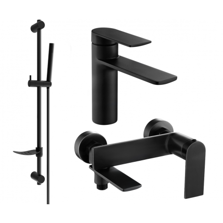 Mexen Zero Ensemble de baignoire DF70, noir - 71103DF70-70