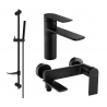 Mexen Zero Ensemble de baignoire DF70, noir - 71103DF70-70