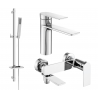 Mexen Zero DQ02 ensemble de bain, chrome - 71103DQ02-00
