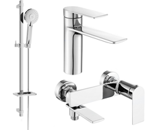 Mexen Zero DQ40 ensemble de bain, chrome - 71103DQ40-00