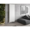 Mexen Line VR20SL radiateur à plaques 1600 x 300 mm, raccordement inférieur central, 596 W, blanc - W6VR20SL-160-030-00