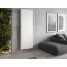 Mexen Line VR20SL radiateur à plaques 1600 x 300 mm, raccordement inférieur central, 596 W, blanc - W6VR20SL-160-030-00