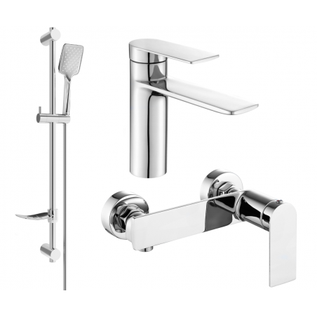 Mexen Zero DF62 ensemble de douche, chrome - 71104DF62-00
