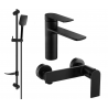 Mexen Zero DF62 ensemble de douche, noir - 71104DF62-70