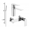 Mexen Zero DF70 ensemble de douche, chromé - 71104DF70-00