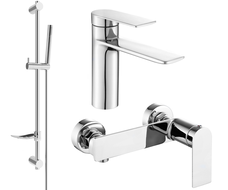 Mexen Zero DF70 ensemble de douche, chromé - 71104DF70-00