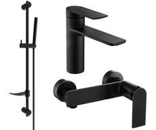 Mexen Zero DF70 ensemble de douche, noir - 71104DF70-70