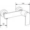 Mexen Zero Ensemble de douche DQ02, chrom - 71104DQ02-00