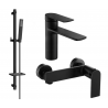 Ensemble de douche Mexen Zero DQ02, noir - 71104DQ02-70
