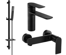 Ensemble de douche Mexen Zero DQ02, noir - 71104DQ02-70