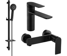 Mexen Zero DQ40 ensemble de douche, noir - 71104DQ40-70