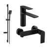 Mexen Zero DS62 ensemble de douche, noir - 71104DS62-70